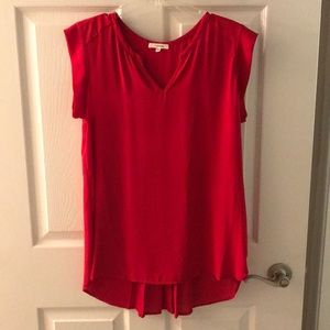 Red Pleione Blouse